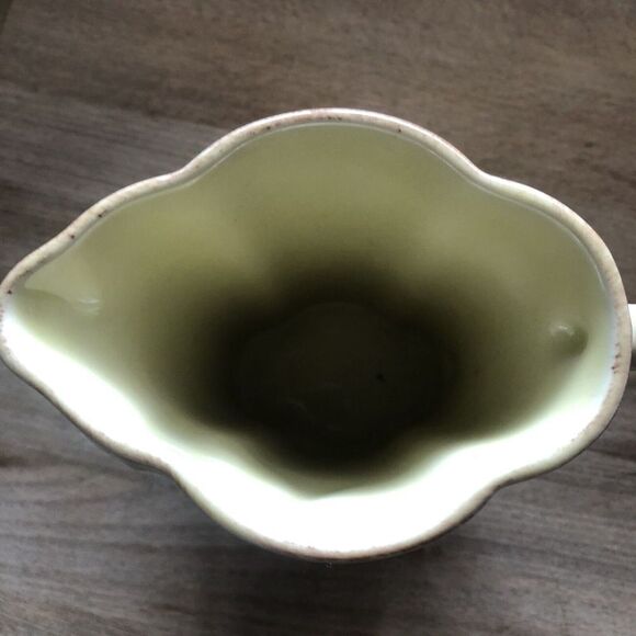 Casafina Casa Stone Madeira Harvest Dijon Yellow CREAMER Portuguese Stoneware 4” - Picture 6 of 6